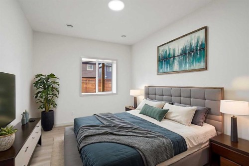 31 Lucas Passage Nw, Calgary, AB - Indoor Photo Showing Bedroom
