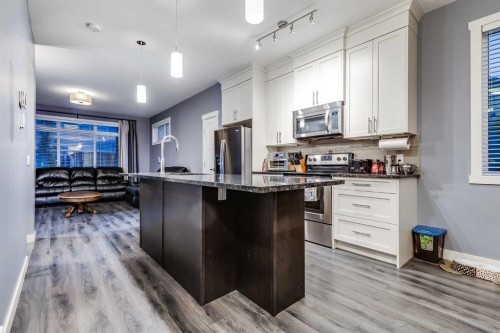 515 Skyview Ranch Grove Ne, Calgary, AB - Indoor Photo Showing Kitchen With Upgraded Kitchen