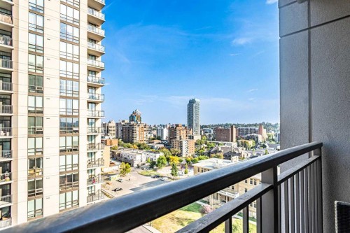 1301-1110 11 Street Sw, Calgary, AB - Outdoor With Balcony