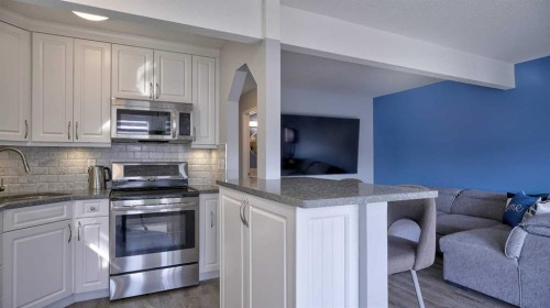 9-567 Edmonton Trail Ne, Airdrie, AB - Indoor Photo Showing Kitchen