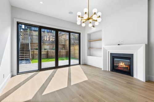 2009 28 Avenue Sw, Calgary, AB - Indoor With Fireplace