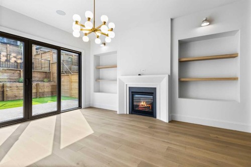 2009 28 Avenue Sw, Calgary, AB - Indoor With Fireplace