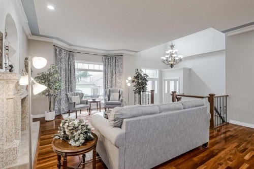 47 Rockywood Circle Nw, Calgary, AB - Indoor Photo Showing Living Room