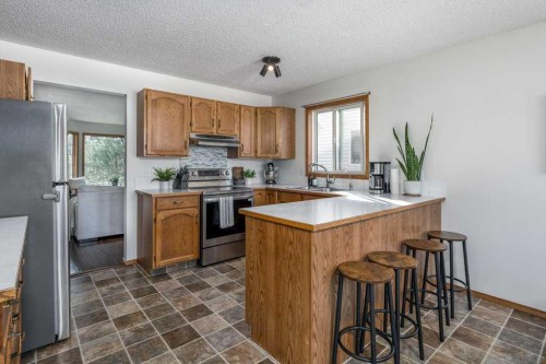 21 West Mcdougal Road, Cochrane, AB - Indoor Photo Showing Kitchen
