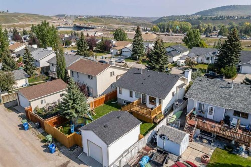 21 West Mcdougal Road, Cochrane, AB - Outdoor With Deck Patio Veranda With View