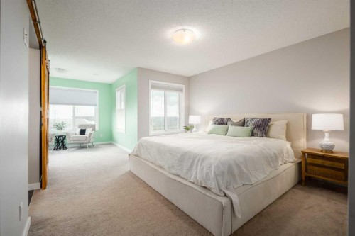 133 Cougar Ridge Close Sw, Calgary, AB - Indoor Photo Showing Bedroom