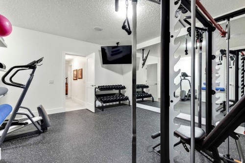3015 26 Street Sw, Calgary, AB - Indoor Photo Showing Gym Room