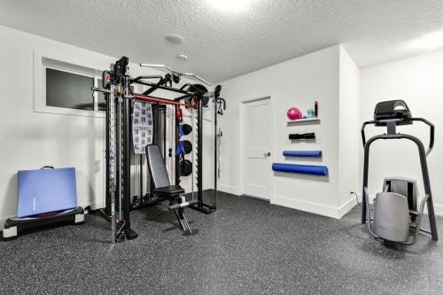 3015 26 Street Sw, Calgary, AB - Indoor Photo Showing Gym Room