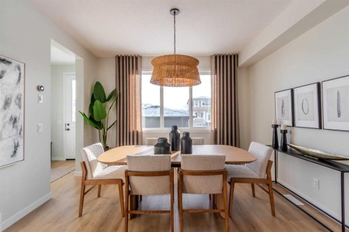 1229 Creekview Drive Sw, Calgary, AB - Indoor Photo Showing Dining Room