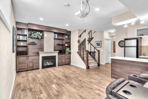 231 26 Avenue Nw, Calgary, AB - Indoor Photo Showing Other Room With Fireplace