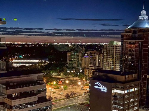 2401-1078 6 Avenue Sw, Calgary, AB - Outdoor With Balcony With View