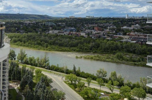 2401-1078 6 Avenue Sw, Calgary, AB - Outdoor With Body Of Water With View