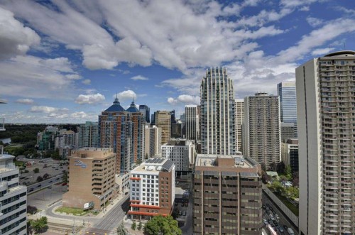 2401-1078 6 Avenue Sw, Calgary, AB - Outdoor With View