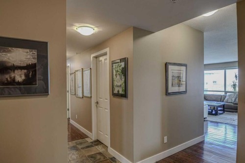 2401-1078 6 Avenue Sw, Calgary, AB - Indoor With Fireplace