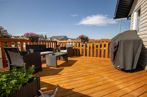 1112 2 Street Ne, Sundre, AB - Outdoor With Deck Patio Veranda With Exterior