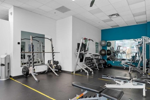 1108-836 15 Avenue Sw, Calgary, AB - Indoor Photo Showing Gym Room
