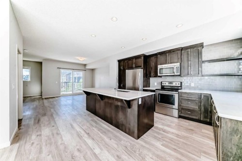 59 Nolanlake Cove Nw, Calgary, AB - Indoor Photo Showing Kitchen With Stainless Steel Kitchen With Upgraded Kitchen