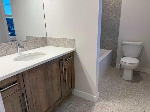 51 Sunrise Heath, Cochrane, AB - Indoor Photo Showing Bathroom