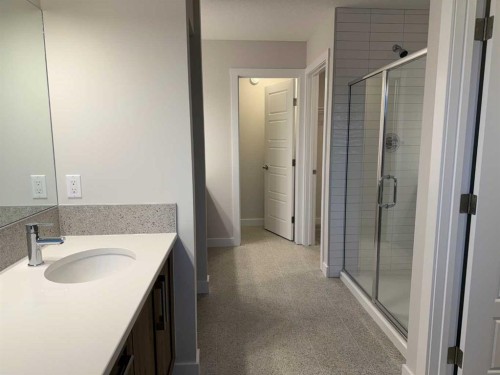 51 Sunrise Heath, Cochrane, AB - Indoor Photo Showing Bathroom