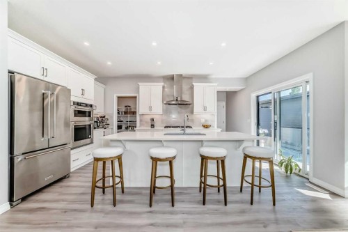 1941 Mahogany Boulevard Se, Calgary, AB - Indoor Photo Showing Kitchen With Upgraded Kitchen