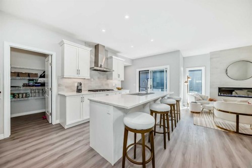 1941 Mahogany Boulevard Se, Calgary, AB - Indoor Photo Showing Kitchen With Upgraded Kitchen