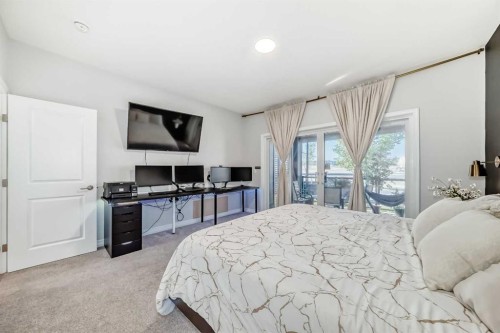 1941 Mahogany Boulevard Se, Calgary, AB - Indoor Photo Showing Bedroom