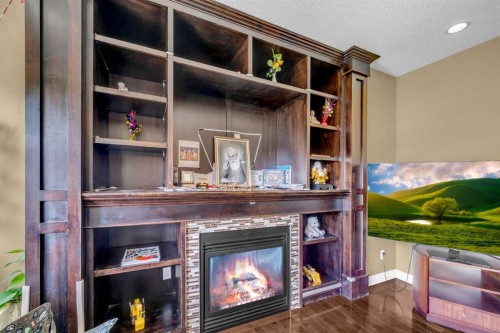 217 Taralake Manor Ne, Calgary, AB - Indoor With Fireplace