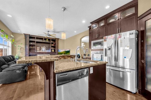 217 Taralake Manor Ne, Calgary, AB - Indoor Photo Showing Kitchen With Double Sink With Upgraded Kitchen