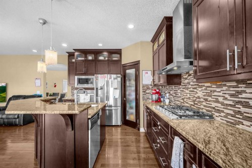 217 Taralake Manor Ne, Calgary, AB - Indoor Photo Showing Kitchen With Double Sink With Upgraded Kitchen