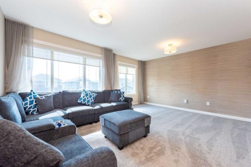 287 Baywater Way Sw, Airdrie, AB - Indoor Photo Showing Living Room