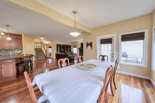 66 Crystal Green Drive, Okotoks, AB - Indoor Photo Showing Dining Room