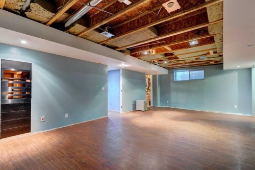 162 Prestwick Landing Se, Calgary, AB - Indoor Photo Showing Basement