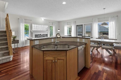 4702 21 Street Sw, Calgary, AB - Indoor Photo Showing Kitchen With Double Sink
