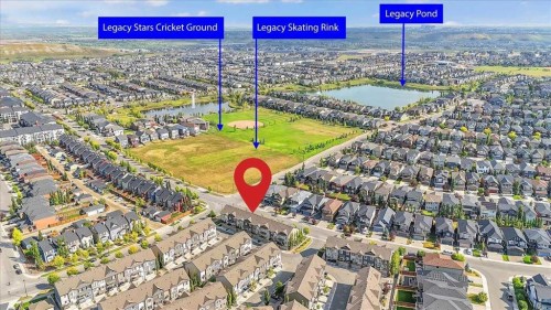 417 Legacy Boulevard Se, Calgary, AB - Outdoor With View