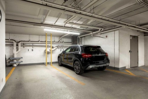 204-305 18 Avenue Sw, Calgary, AB - Indoor Photo Showing Garage