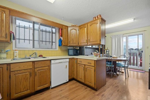 1521 44 Street Se, Calgary, AB - Indoor Photo Showing Kitchen With Double Sink