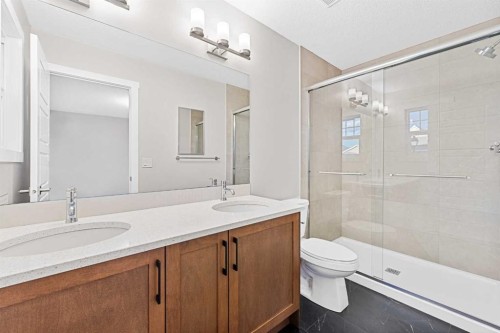 581 Baywater Manor Sw, Airdrie, AB - Indoor Photo Showing Bathroom