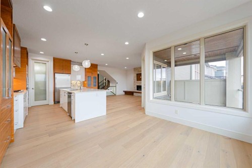 74 Chaparral Valley Square Se, Calgary, AB - Indoor Photo Showing Kitchen With Upgraded Kitchen