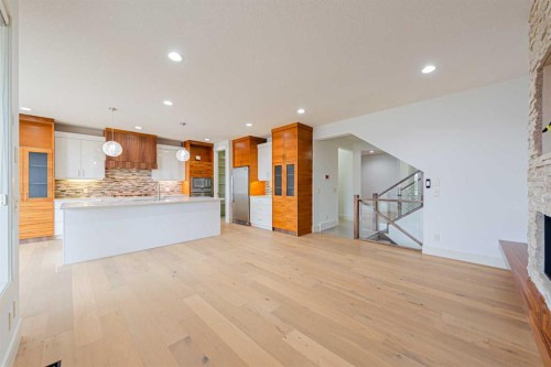 74 Chaparral Valley Square Se, Calgary, AB - Indoor Photo Showing Kitchen With Upgraded Kitchen