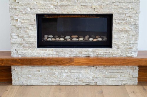 74 Chaparral Valley Square Se, Calgary, AB - Indoor Photo Showing Other Room With Fireplace