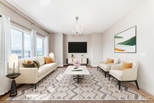 14 Heritage View, Cochrane, AB - Indoor Photo Showing Living Room