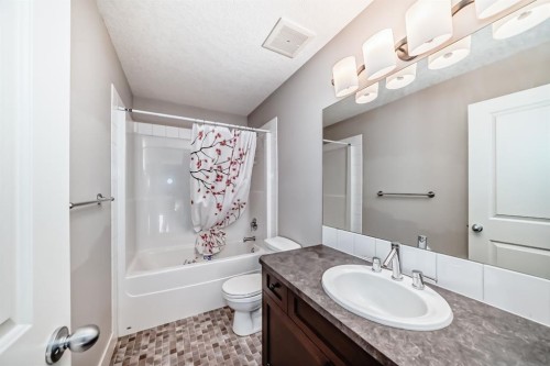 14 Heritage View, Cochrane, AB - Indoor Photo Showing Bathroom