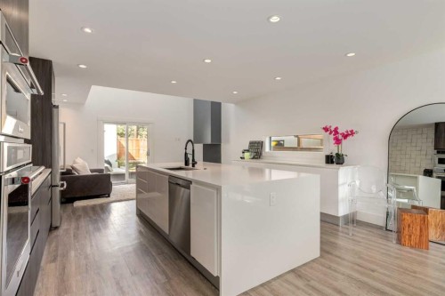 27 Hendon Place Nw, Calgary, AB - Indoor Photo Showing Kitchen With Stainless Steel Kitchen With Upgraded Kitchen