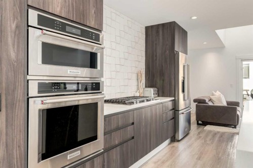 27 Hendon Place Nw, Calgary, AB - Indoor Photo Showing Kitchen With Stainless Steel Kitchen