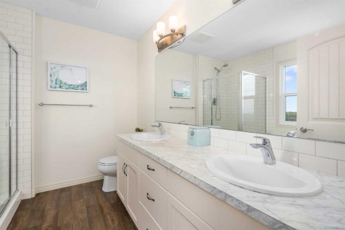 135 Legacy Reach Manor Se, Calgary, AB - Indoor Photo Showing Bathroom