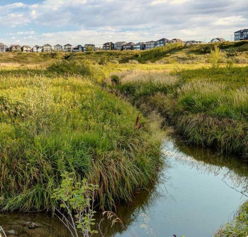 135 Legacy Reach Manor Se, Calgary, AB - Outdoor With Body Of Water With View