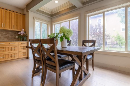52 Elmont Green Sw, Calgary, AB - Indoor Photo Showing Dining Room