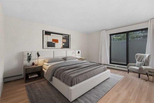 202-611 67 Avenue Sw, Calgary, AB - Indoor Photo Showing Bedroom