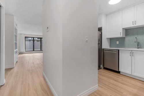 202-611 67 Avenue Sw, Calgary, AB - Indoor Photo Showing Kitchen