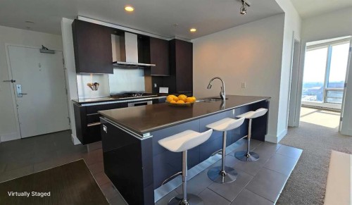 1505-433 11 Avenue Se, Calgary, AB - Indoor Photo Showing Kitchen
